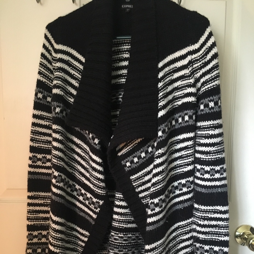 Black & White Patterned Sweater